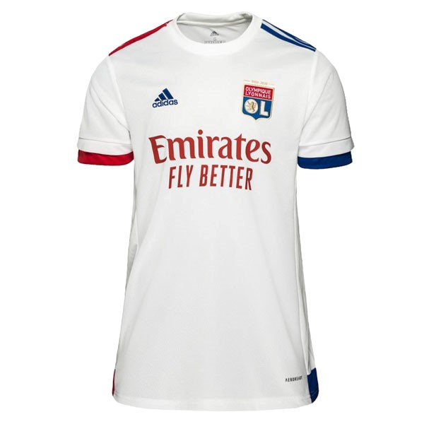 Camiseta Lyon 1ª Kit Mujer 2020 2021 Blanco